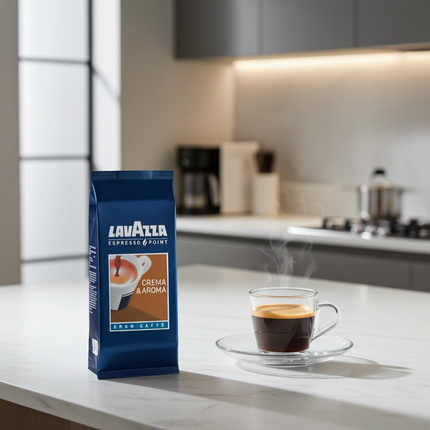 Büro-Kaffee Schweiz: Lavazza Espresso Point Gran Caffè – Milder als der Espresso, ideal für die grosse Tasse.