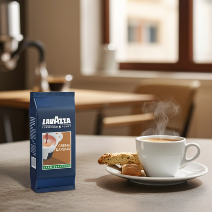 Lavazza Espresso Point Crema e Aroma kaufen – Kapseln für Espresso Point Maschinen mit intensiven Schokoladennoten.