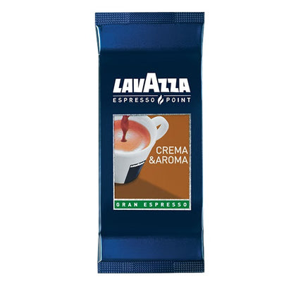 Original Lavazza Espresso Point Crema e Aroma – 100 Stück Vorratspackung für professionelle Kaffeegeräte.