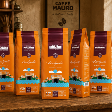 Caffè Mauro Avvolgente 60/40 5kg Set Vorteilspack mit besseren Konditionen
