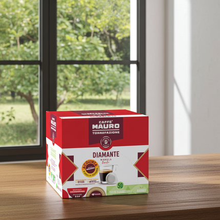 50er Vorratspack Caffè Mauro Diamante E.S.E. Pads – Frischegarantie im Schweizer Kaffeeshop.