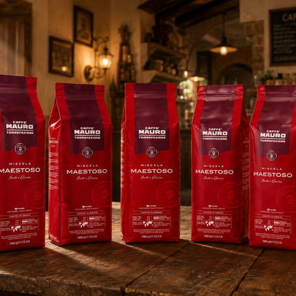 Caffè Mauro Maestoso 5kg Kaffeebohnen kaufen – Kräftige Kalabria Röstung bei kaffeegeniesser.ch (Schweiz)