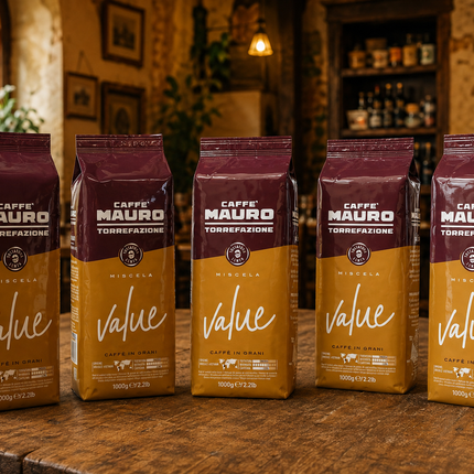Caffè Mauro Value Espresso 5kg Kaffeebohnen kaufen – Preiswerter italienischer Kaffee