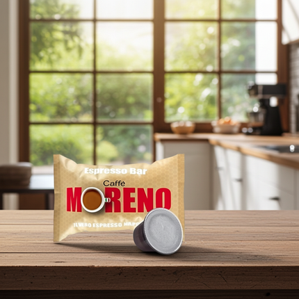 Kaffeegeniesser Sortiment: Caffè Moreno Espresso Bar – Traditionell neapolitanisch geröstet für Schweizer Kaffeeliebhaber.