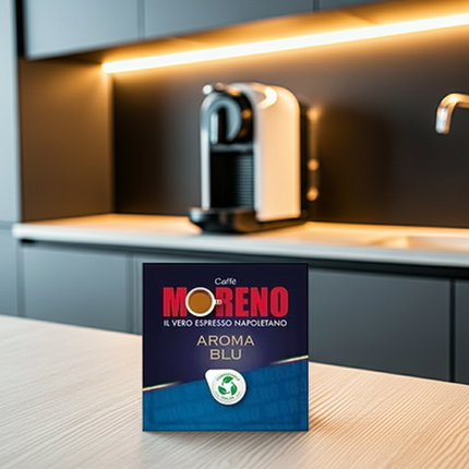 E.S.E. Pads 44mm Caffè Moreno Aroma Blu – 150 Kaffeepads passend für alle Standard-Padmaschinen.