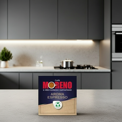 Caffè Moreno Aroma Espresso günstig kaufen: 150 E.S.E. Pads für maximalen Espresso-Vorrat.