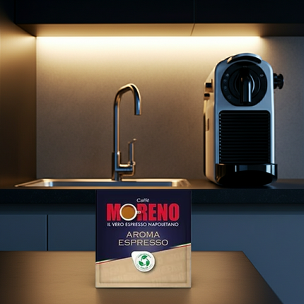 Standard 44mm Kaffeepads: Caffè Moreno Aroma Espresso 150 Stk. – Perfekt für Büro und Haushalt.