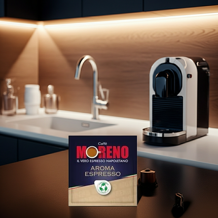 Caffè Moreno Aroma Espresso 150 Pads – Einzeln aromaversiegelt für konstante Qualität in der Schweiz.