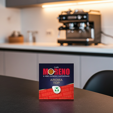 Büro-Kaffee Schweiz: Caffè Moreno Aroma Top 150er-Box – preiswerte E.S.E. Pads für hohen Kaffeeverbrauch.