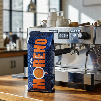 Caffè Moreno Espresso Bar Kaffeebohnen – Noten von dunkler Schokolade und gerösteten Nüssen