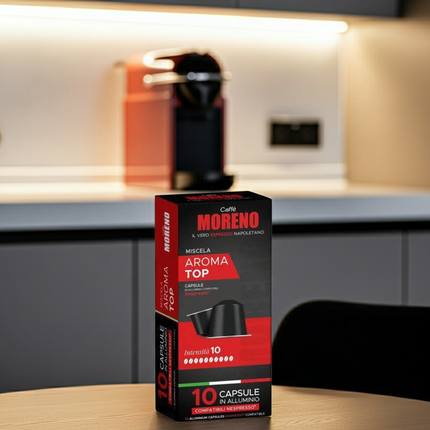 Moreno Top Espresso – Der kräftige Kaffeemoment für Schweizer Haushalte und Büros.