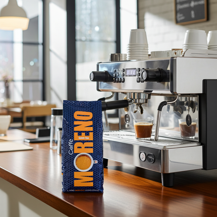 Caffè Moreno Super Bar 1 kg – kräftige Bohnenmischung für Cappuccino und Latte Macchiato Basis