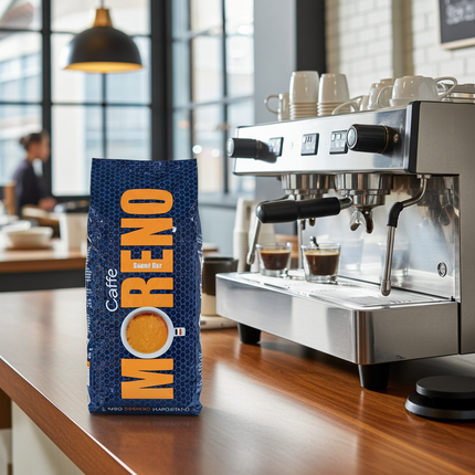 Caffè Moreno Super Bar Espresso – dichte, langanhaltende Crema dank hohem Robusta-Anteil