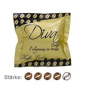 Diva Caffé - Café Crème  150 Pads 60/40% (E.S.E. Einzelportion) kaffeegeniesser.ch