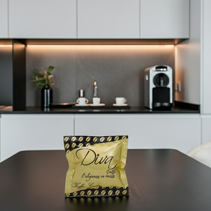 Diva Caffè Café Crème 60/40 – 150 E.S.E. Pads für ausgewogenen Espresso und Schale kaufen.