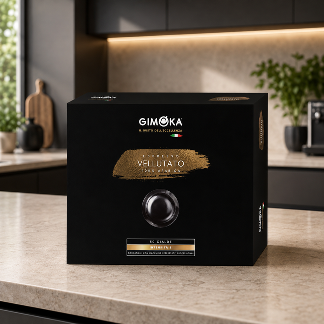 ESPRESSO VELLUTATO Pads für einen weichen Espresso aus der Nespresso Professional Maschine