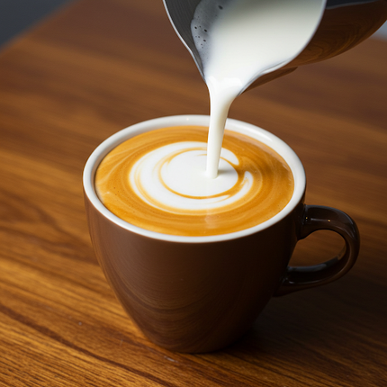 Wie mache ich einen Cappuccino Bildanleitung 3