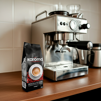 Karoma Rosso Espresso – langanhaltender, würziger Geschmack für den perfekten Start in den Tag