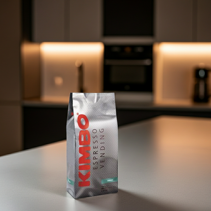 Kimbo 50/50 Espressobohnen für kräftigen Kaffee mit ausgewogenem Körper und langem Nachgeschmack