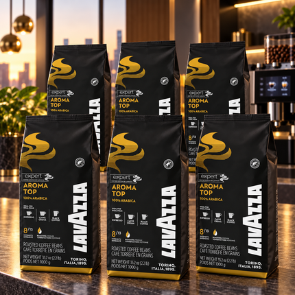 Lavazza Aroma Top 100% Arabica 6 kg Kaffeebohnen im Vorratspack für Espresso und Vollautomat