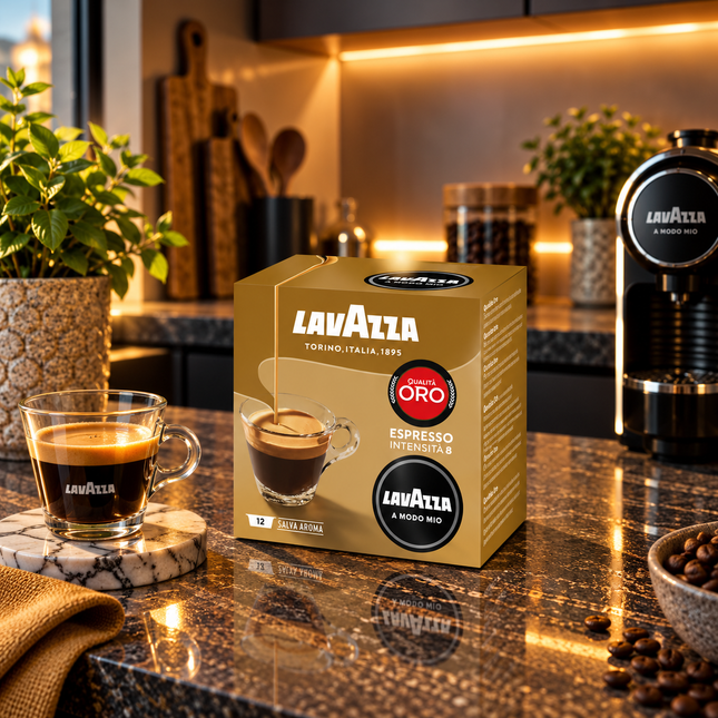 Lavazza A Modo Mio Qualità Oro 100 % Arabica mit feiner Crema und eleganten Frucht- und Blütennoten