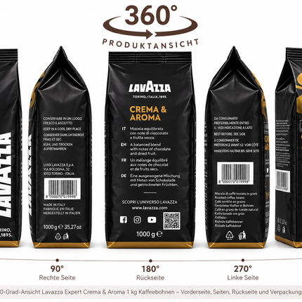 LAVAZZA Expert CREMA AROMA 360-Grad-Ansicht