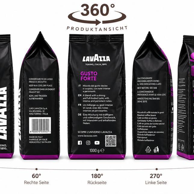 LAVAZZA GUSTO FORTE 360 grad