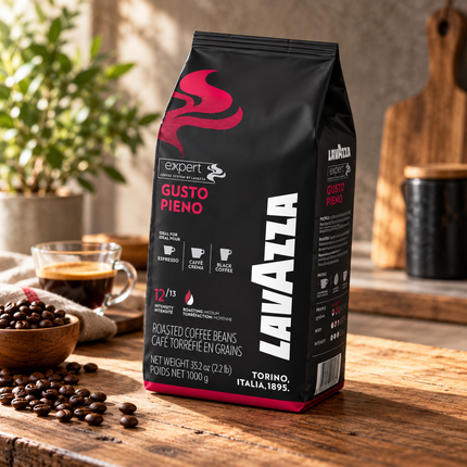 Wie schmeckt Lavazza Expert Gusto Pieno. Intensiv, vollmundig, kräftig und röstbetont