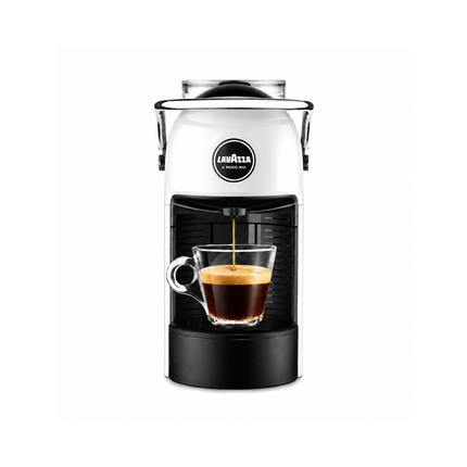 Lavazza A Modo Mio Jolie White Kapselmaschine für Espresso mit kompaktem Design und einfacher Bedienung