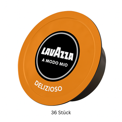 Lavazza A Modo Mio Delizioso Kapseln mit aromatischem Espresso und feiner Crema in einer klassischen Espressotasse