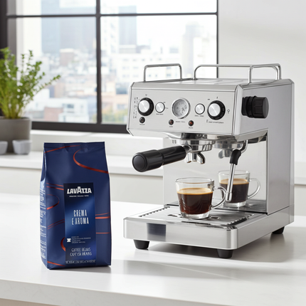 1kg Lavazza Crema e Aroma: Aromatische Mischung aus Arabica und Robusta für den täglichen Kaffeegenuss.