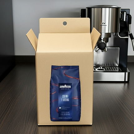 Lavazza Crema e Aroma 1000g: Ganze Espressobohnen mit intensiver Röstnote und schokoladigen Akzenten.