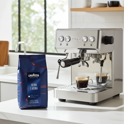 Lavazza Crema e Aroma 1kg Schweiz: Preiswerter Vorratspack der beliebten italienischen Espressoröstung.