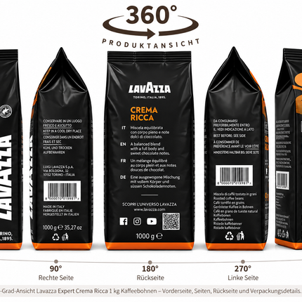 Lavazza Expert Crema Ricca 360 Grad Ansicht