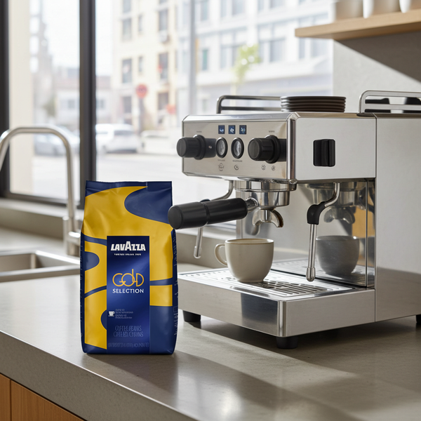 Lavazza Gold Selection Kaffeebohnen 1kg: Ideal für Caffè Crema und Cappuccino mit feinporiger Schaumkrone.