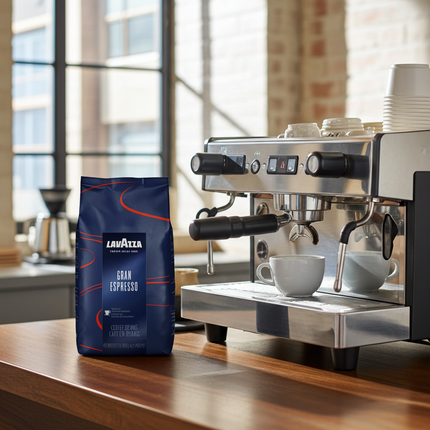 1kg Packung Lavazza Gran Espresso – Professionelle Gastronomie-Mischung für höchste Standfestigkeit