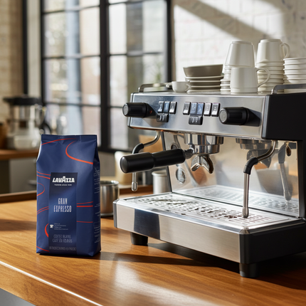 Lavazza Gran Espresso 1 kg – Kaffeebohnen mit geringer Säure und intensivem Röstprofil