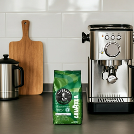 Lavazza Tierra Brasile ganze Bohnen: Edler Single-Origin-Charakter aus Brasilien im 1kg Vorratspack.