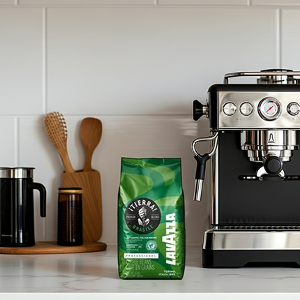 Magenfreundliche Kaffeebohnen 1kg: Lavazza Tierra Brasile – säurearme Röstung für empfindliche Genießer.
