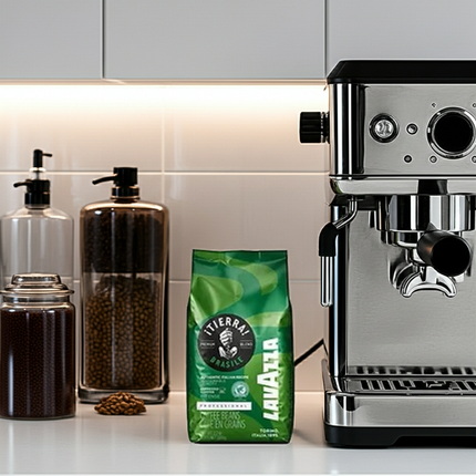 Lavazza Tierra Brasile 1000g: Ganze Bohnen ideal für Jura, Siemens und Delonghi Vollautomaten in der Schweiz.