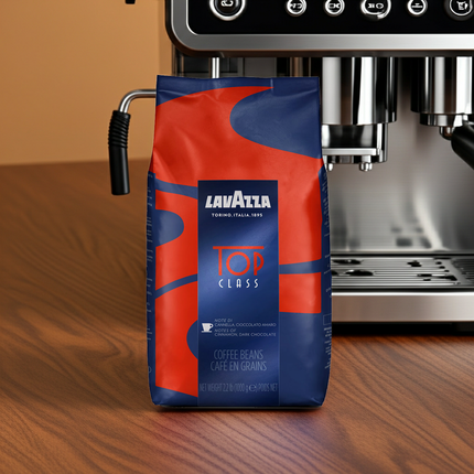 Italienischer Gastronomie-Kaffee: Lavazza Top Class 1kg für professionelle Kaffeevollautomaten
