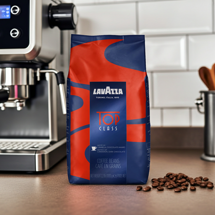 Lavazza Top Class Bohnen – Ausgewogenes Aroma mit feiner Würze für anspruchsvolle Kaffeegenießer