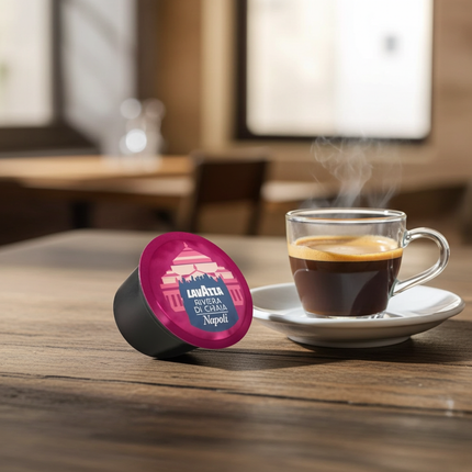 Lavazza BLUE Riviera di Chiaia kaufen – Kapseln mit wenig Säure und hohem Röstgrad für maximalen Genuss.