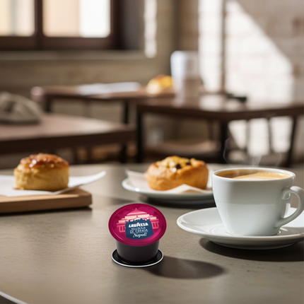 Lavazza Riviera di Chiaia Espresso – Dunkle Arabica-Robusta-Mischung für eine langanhaltende Geschmacksintensität.