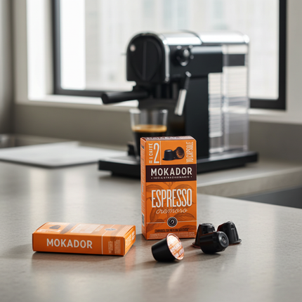 Mokador Cremoso 100 Kapseln – Kompatibel mit Nespresso Original Systemen, jetzt versandbereit.