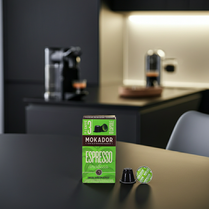 Mokador Arabica 100 Kapseln – Feinste Röstkunst aus Faenza für anspruchsvolle Schweizer Kaffeetrinker.