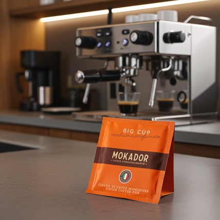 Mokador Tazza Grande 200 Stk. E.S.E. Pads: Perfekt ausbalanciert für die grosse Tasse am Morgen.