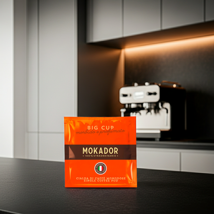 Mokador Tazza Grande 60/40 E.S.E. Pads: 200 Stück Vorratspackung für die perfekte grosse Tasse Kaffee.