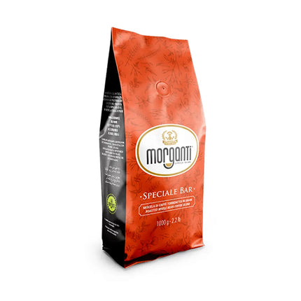 Morganti Speciale Bar 85/15 Kaffeebohnen mit kräftigem Aroma, dichter Crema und italienischer Röstung.