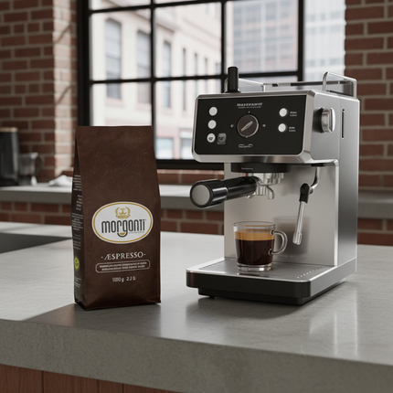 Schweizer Gastronomie setzt auf Morganti ÆSPRESSO® 80/20 für aromatischen Espresso mit Charakter.